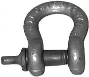 Chicago Hardware 201506 Shackle Anchor Galv 1IN
