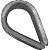 Chicago Hardware 221450 Thimble Heavy Duty Galv 1IN