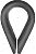 Chicago Hardware 225403 Thimble Rope Galv 5/8IN
