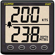 Clipper Duet Instrument Depth Speed Log with Transducer