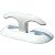 Dock Edge 2606WF Dock Cleat Flip Up Ring 6" White