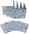 Dock Edge 85-225-F Inside Corner Kit, Stationary
