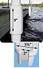 Dock Edge 91110F Torpedo Bumper, 18", PVC, White