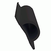 Dock Edge Standard "d" Pvc Profile - 16´ Roll - Black