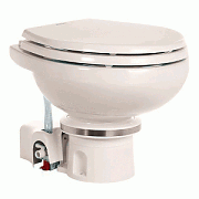 Dometic Masterflush 7120 Bone Electric Macerating Toilet with Orbit Base - Fresh Water