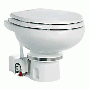 Dometic Masterflush 7120 White Electric Macerating Toilet with Orbit Base - Fresh Water