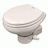 Dometic Masterflush 7160 Bone Electric Macerating Toilet with Orbit Base - Raw Water