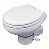 Dometic Masterflush 7160 White Electric Macerating Toilet with Orbit Base - Raw Water