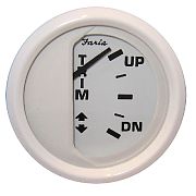 Dress White Trim Gauge, J/E, Suzuki Outboard