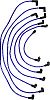EMP 84-28015 Ignition Wire Set