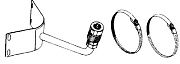 EZ Steer EZ50020 Auxiliary Bracket Assy 3"