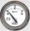 Faria 25009 Newport SS Voltmeter (10-16 Vdc)