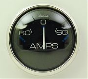 Faria Chesapeake Black SS Ammeter 60-0-60