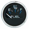 Faria Chesapeake Black SS Fuel Level Gauge    E-1/2/F