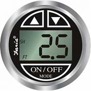 Faria Chesapeake Black SS IH Depth Sounder