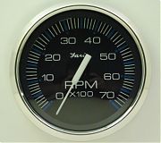 Faria Chesapeake Black SS Tach 7000 universal for all outboard