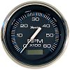 Faria Chesapeake Black SS Tach/Hm 6000 gas inboard