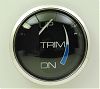 Faria Chesapeake Black SS Trim Gauge, Mercury, Mariner, Mercruiser, Volvo DP, & Yamaha ´01 & newer