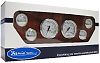 Faria Chesapeake SS White 6 Gauge Set with GPS Speedometer