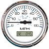 Faria Chesapeake White SS 60 MPH GPS Speedometer with Display