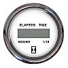 Faria Chesapeake White SS Digital Hourmeter 12-32 Volts