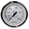 Faria Chesapeake White SS Speedo, 80 MPH