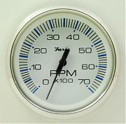 Faria Chesapeake White SS Tach 7000 universal for all outboard
