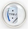 Faria Chesapeake White SS Trim Gauge, OMC Cobra & Volvo SX
