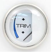 Faria Chesapeake White SS Trim Gauge, OMC Cobra & Volvo SX