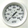 Faria Dress White 60 MPH GPS Speedometer