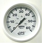 Faria Dress White 60 MPH GPS Speedometer