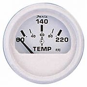 Faria Dress White Cyl Head Temp 60-220F w/ sndr