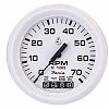 Faria Dress White Tach/Sys Check 7000 RPM