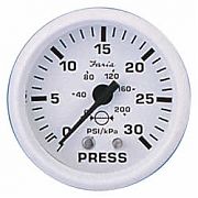 Faria Dress White Water Press Gauge Kit 30 PSI
