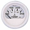 Faria Dress White Water Temp Gauge 100-250F