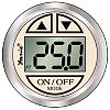 Faria Euro Beige SS Depth Sounder with Transom Mounted Transducer