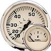 Faria Euro Beige SS Trim Gauge, J/E, Suzuki Outboard