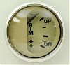 Faria Euro Beige SS Trim Gauge, Mercury, Mariner, Mercruiser, Volvo Dp, & Yamaha ´01 & Newer