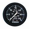 Faria Euro Water Press Gauge Kit 30 PSI