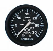 Faria Euro Water Press Gauge Kit 30 PSI
