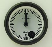 Faria Euro White Clock - quartz analog