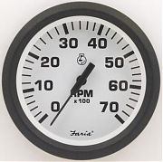 Faria Euro White Tach 7000 universal for all outboard