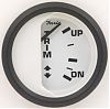 Faria Euro White Trim Gauge, Mercury, Mariner, Mercruiser, Volvo DP, & Yamaha ´01 & newer