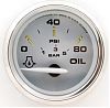 Faria Kronos Oil Press Gauge,  80 Psi