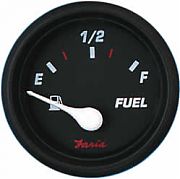 Faria Professional Red Fuel Level Gauge E-1/2/F