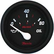 Faria Professional Red Oil Press Gauge, 80 PSI