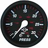 Faria Professional Red Water Press Gauge Kit 30 PSI