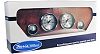 Faria Spun Silver 4 Gauge Boxed Set for Outboard´s