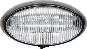 FulTyme RV 1173 LED Porch Oval Blk Base Clear