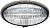 FulTyme RV 1173 LED Porch Oval Blk Base Clear